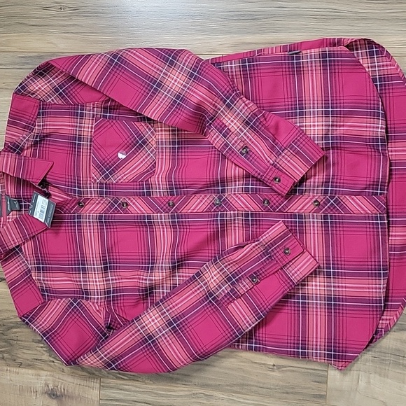 Eddie Bauer Expedition 2.0 Magenta Flannel - Picture 9 of 12